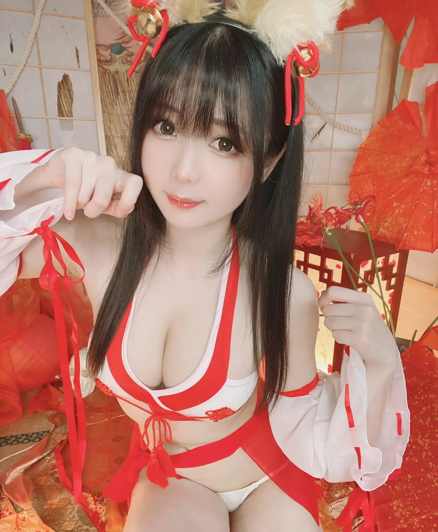 霜月shimo Fantia 2021年10月 きつね巫女さん