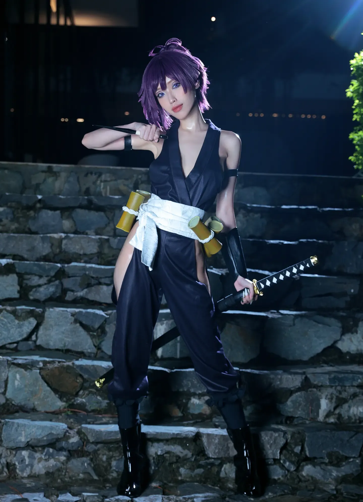 Eliza喵喵 Yuzuriha Jigokuraku Ori bikini