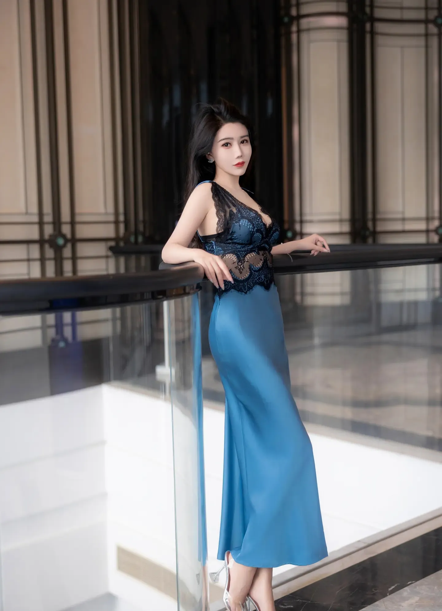 李若汐 蓝色情趣内衣