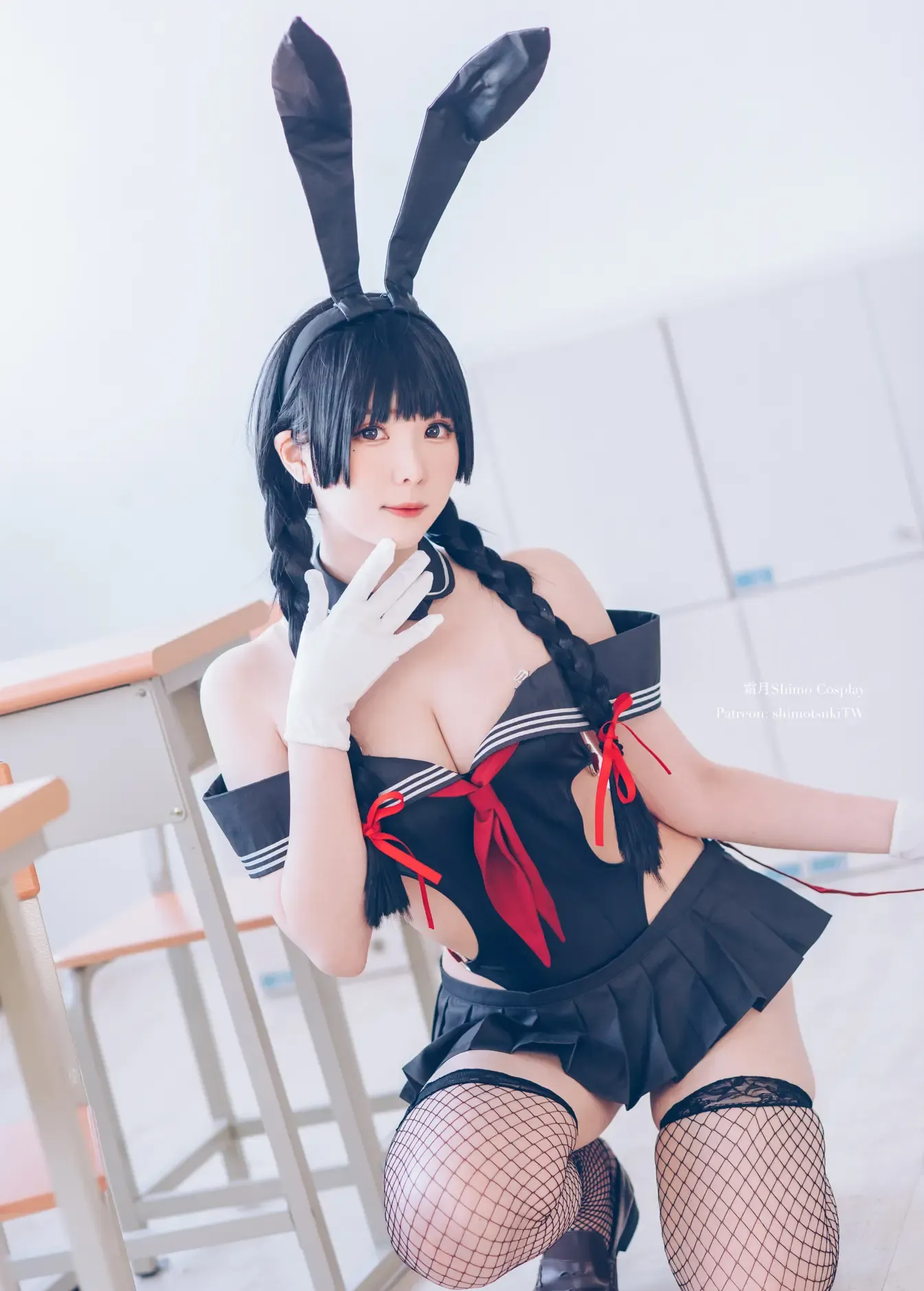 霜月shimo 卯月桃子 水手服兔女郎