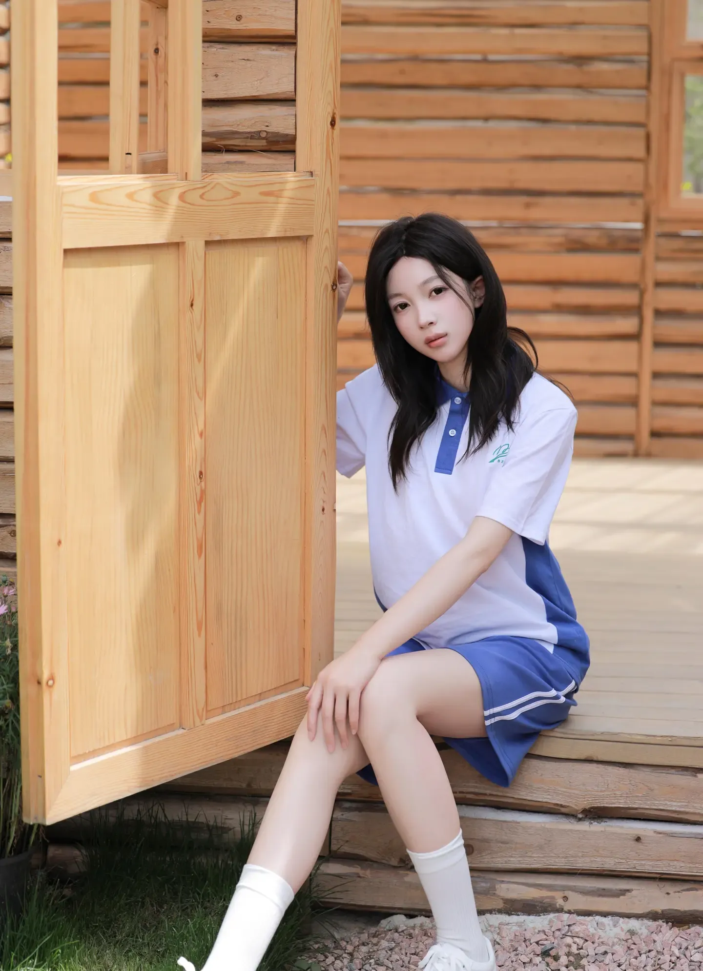 橙子酱Lillian 木屋中的JK小仙女