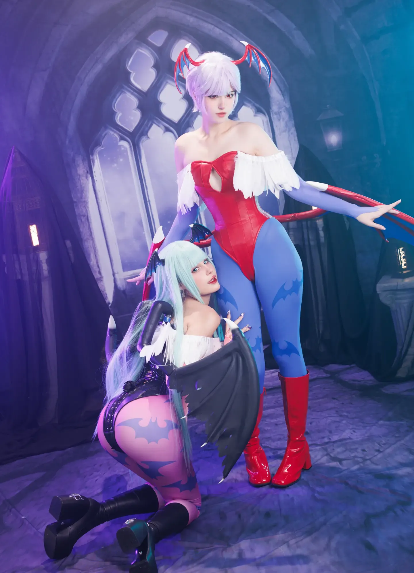 JeanWanWan Sharkparty Morrigan & Lilith