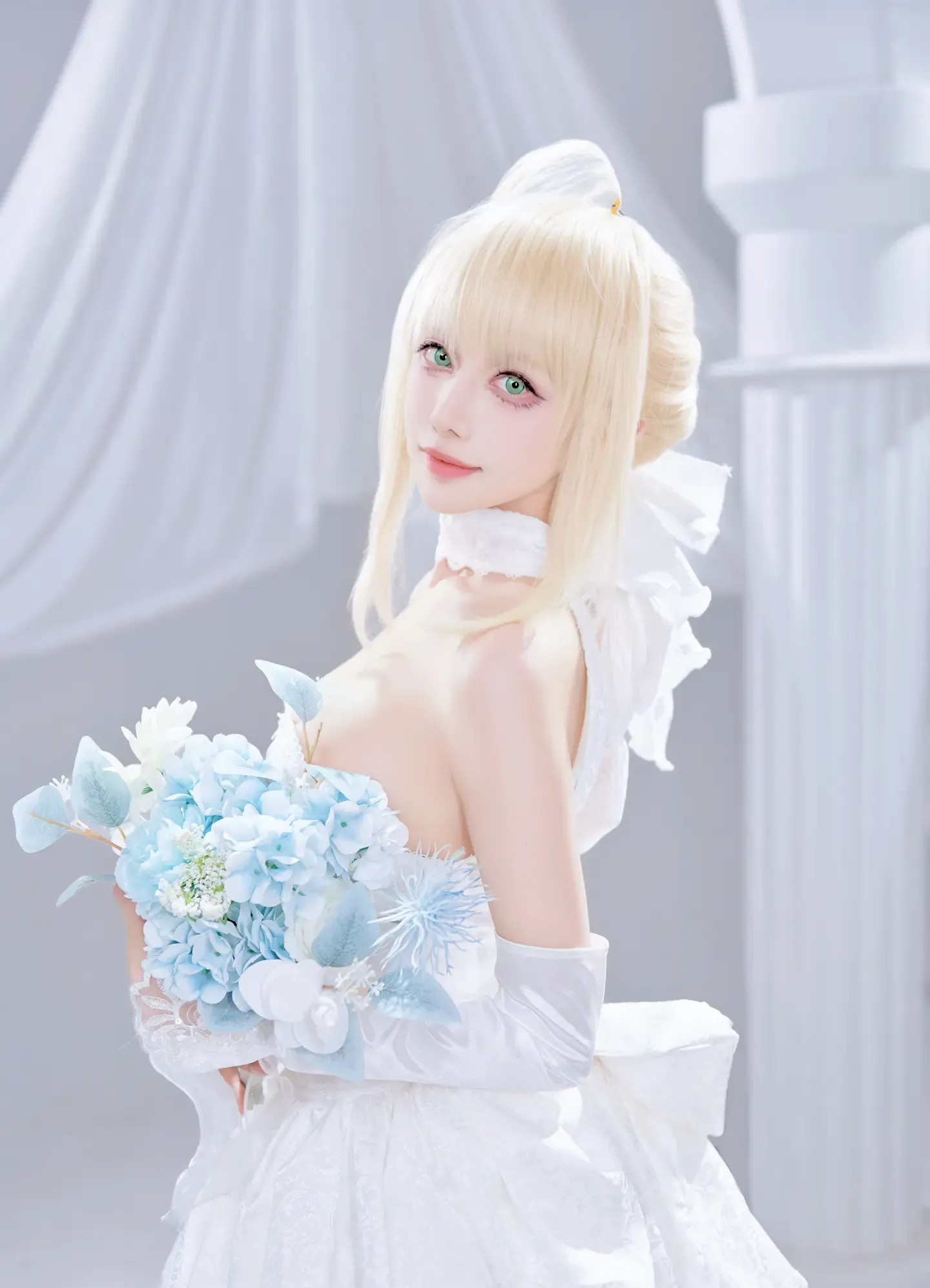 Shika小鹿鹿 Fate Saber花嫁