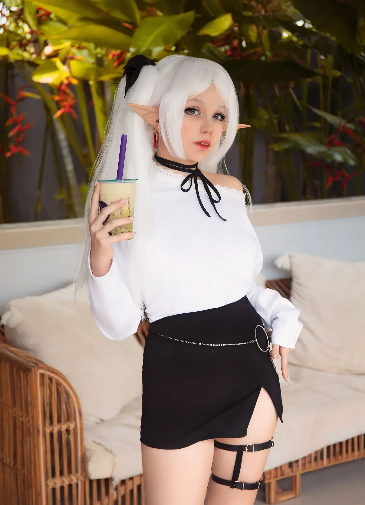 Caticornplay Frieren Bable tea