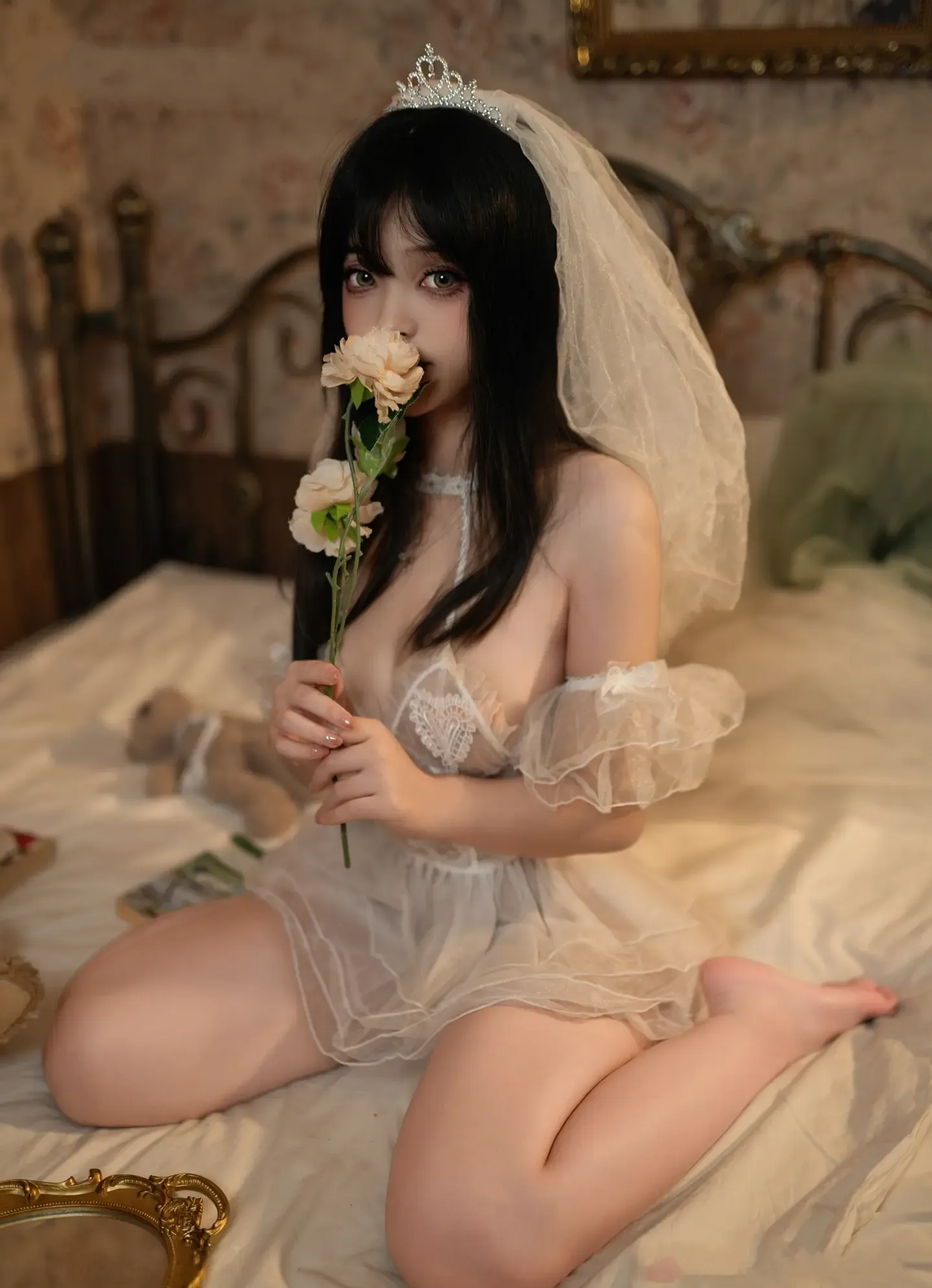 邦尼 白色花嫁