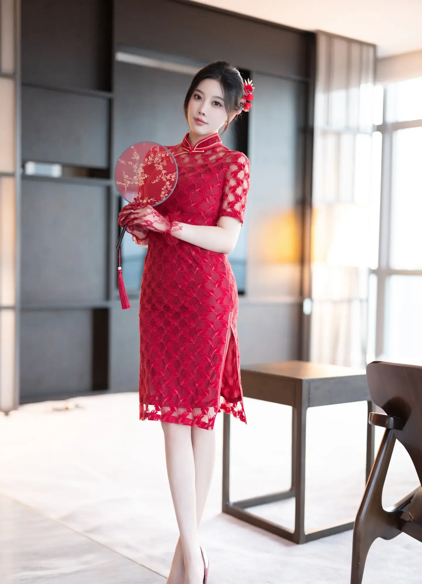 杨晨晨 中式婚服