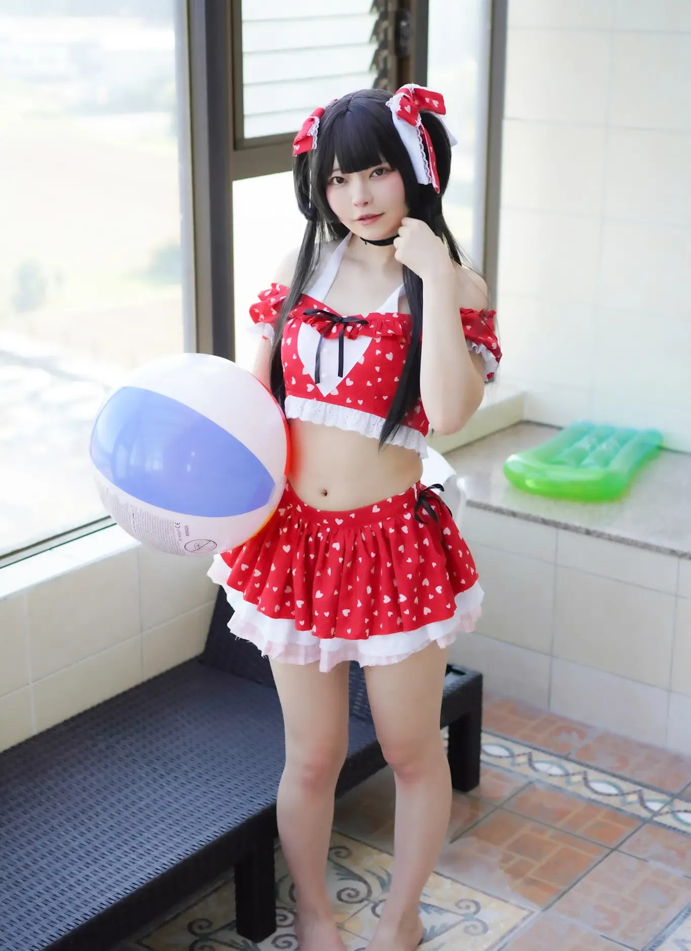 夏目つなり 水着のお仕事ふゆコス