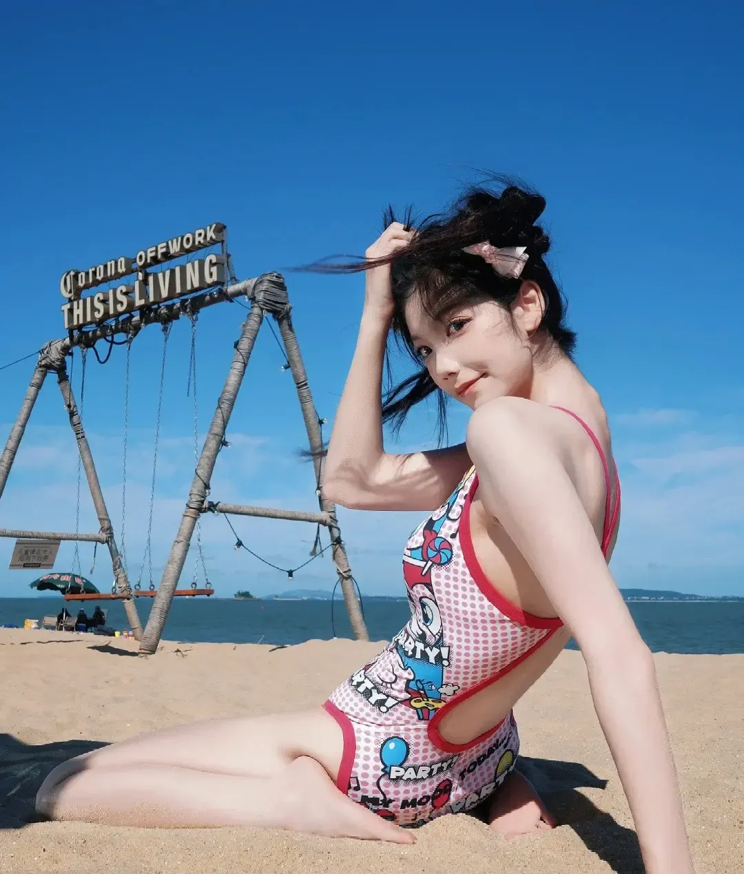 光腚大青蛙 夏天的温度就是戳进沙子里的铁板烧
