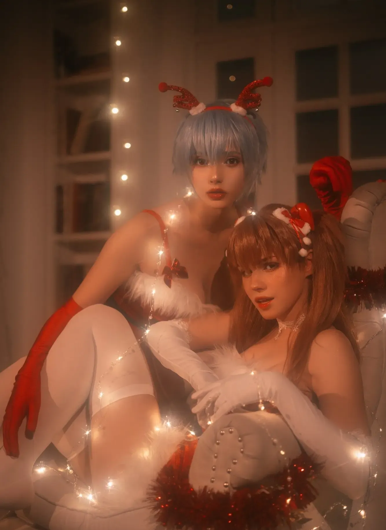 ShiroganeSama Asuka and Rei Christmas