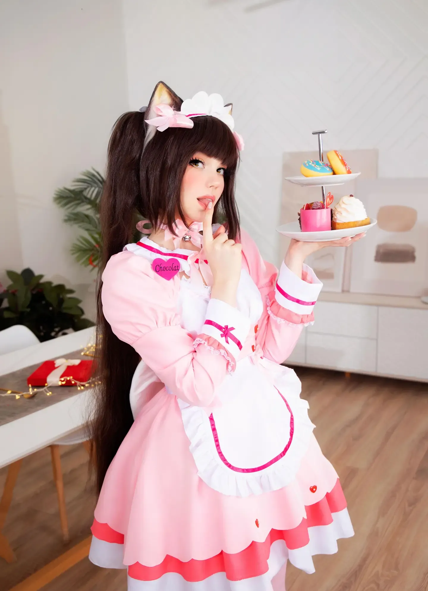 Caticornplay Chocola Pink Dress
