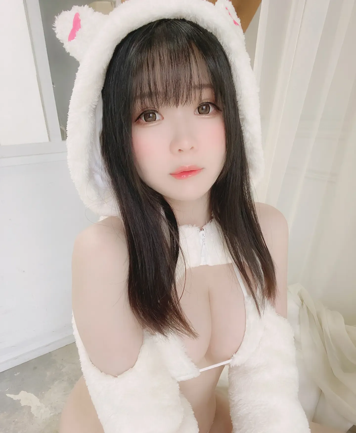 霜月shimo Fantia 2021年12月 もこもこうさぎ
