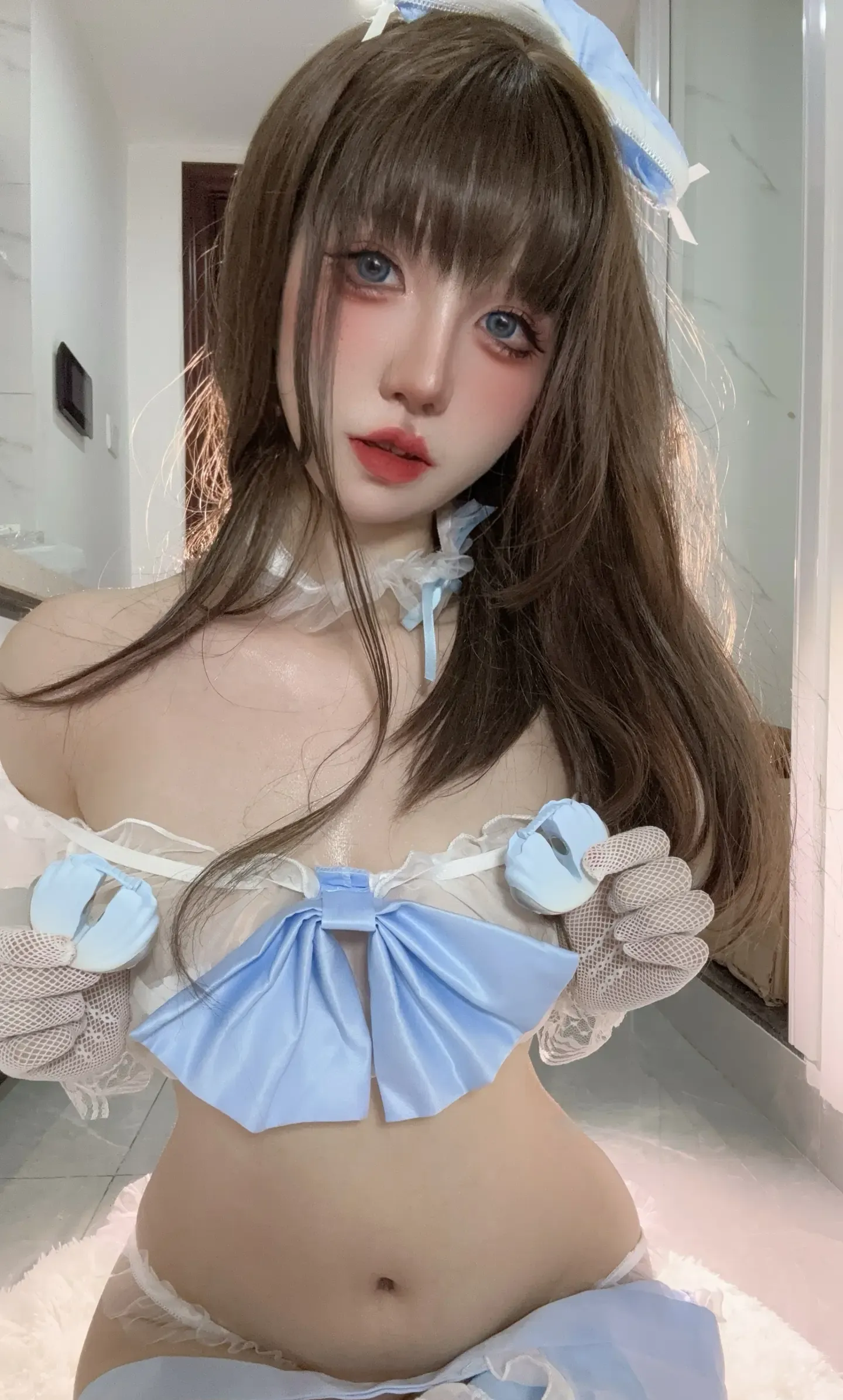 阿薰kaOri 蓝色奶油蛋糕