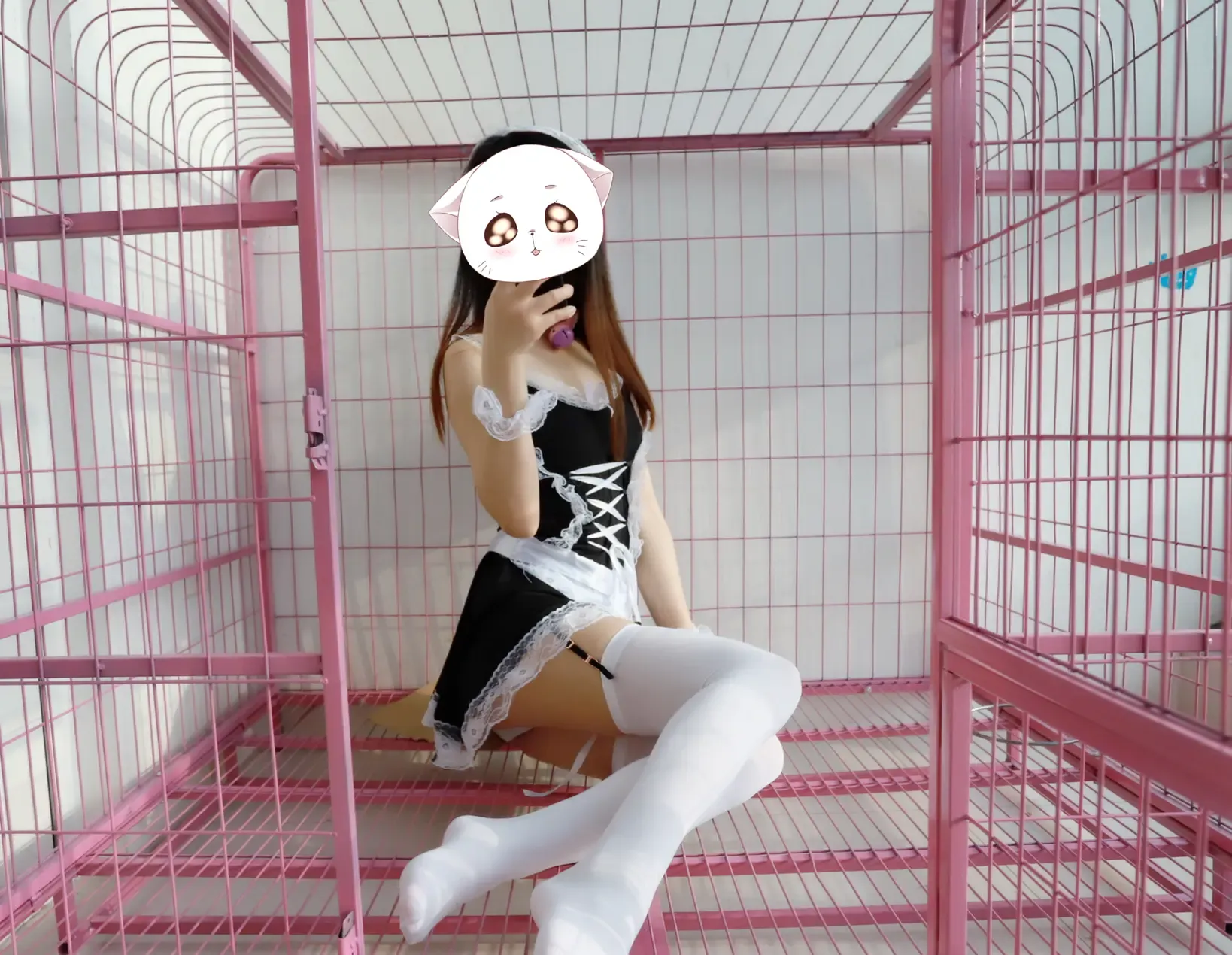 洛美 牢笼中的白丝女仆