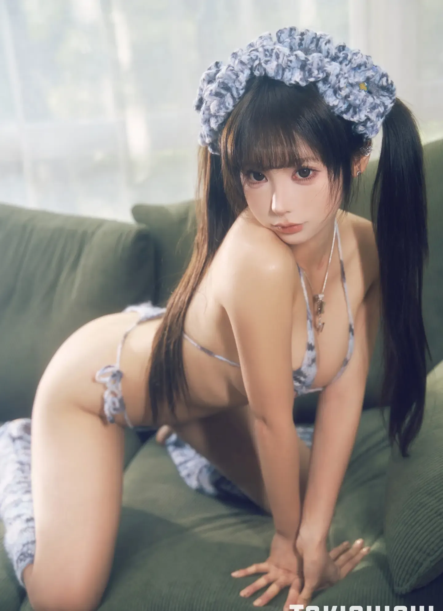 蠢沫沫 白虎比基尼