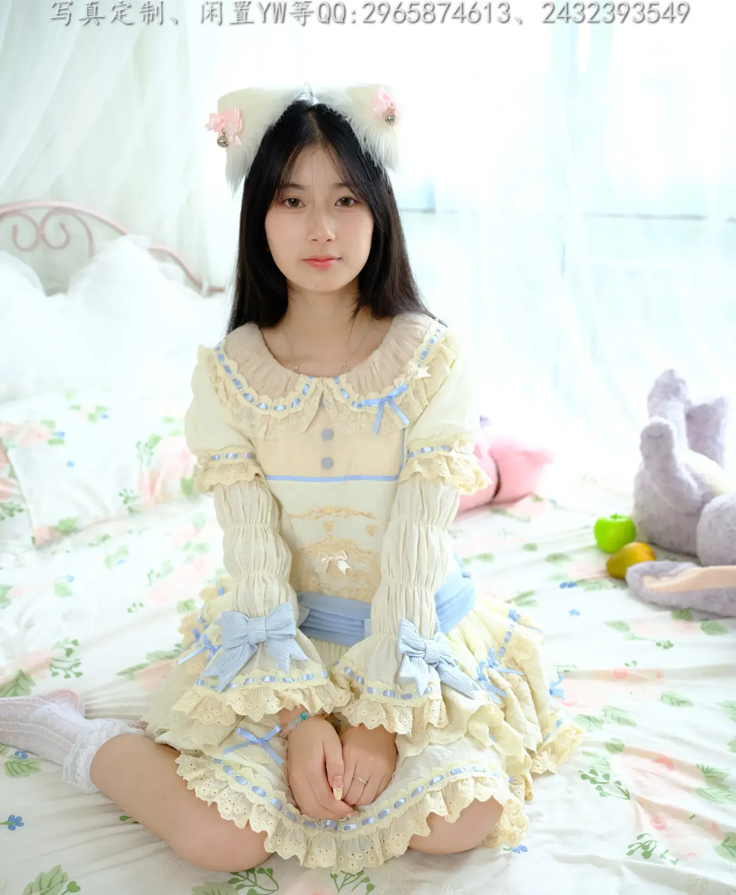 觅芙少女 兔兔 洛丽塔真的太可爱啦
