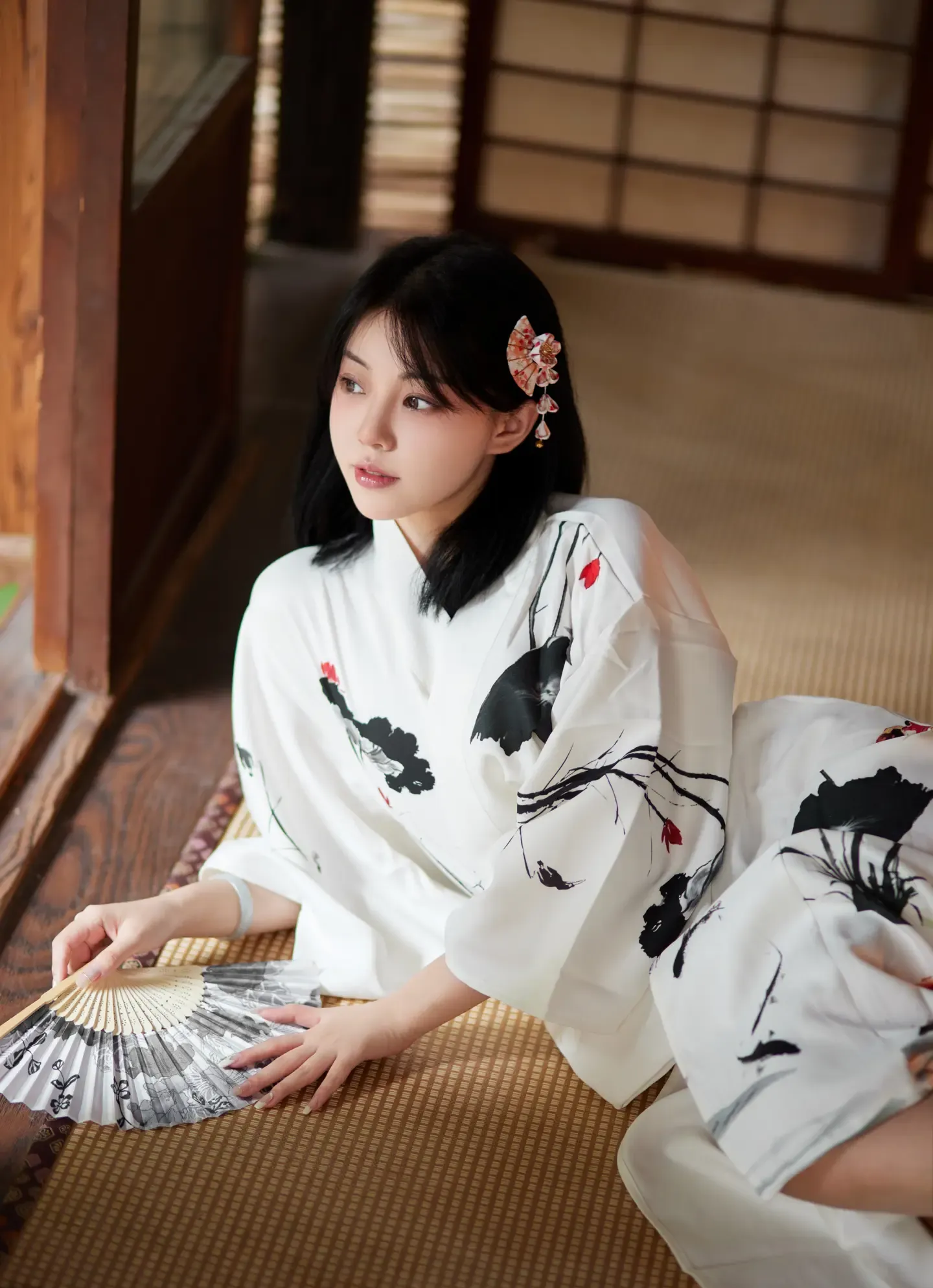 蛋黄酱 橘猫juju 水墨丹青和服