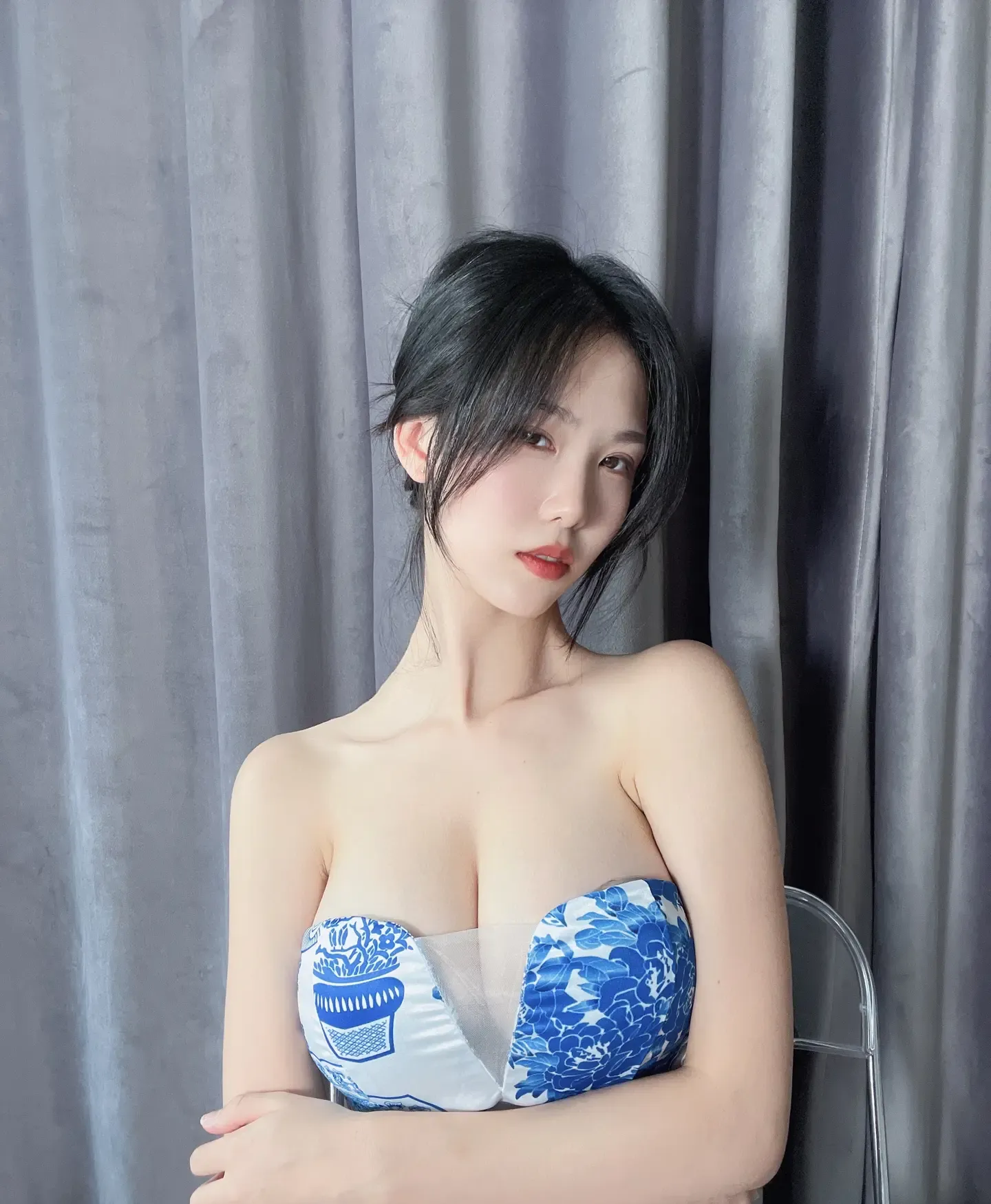 抖娘利世 青花瓷旗袍