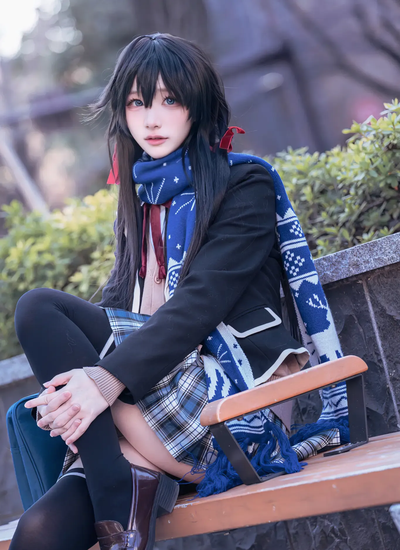 幼愛youmeko 我的青春恋爱物语果然有问题 雪之下雪乃 JK制服