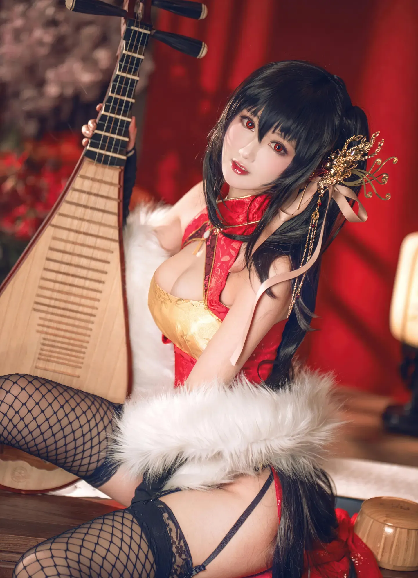 羽生三未 碧蓝航线 大凤 旗袍