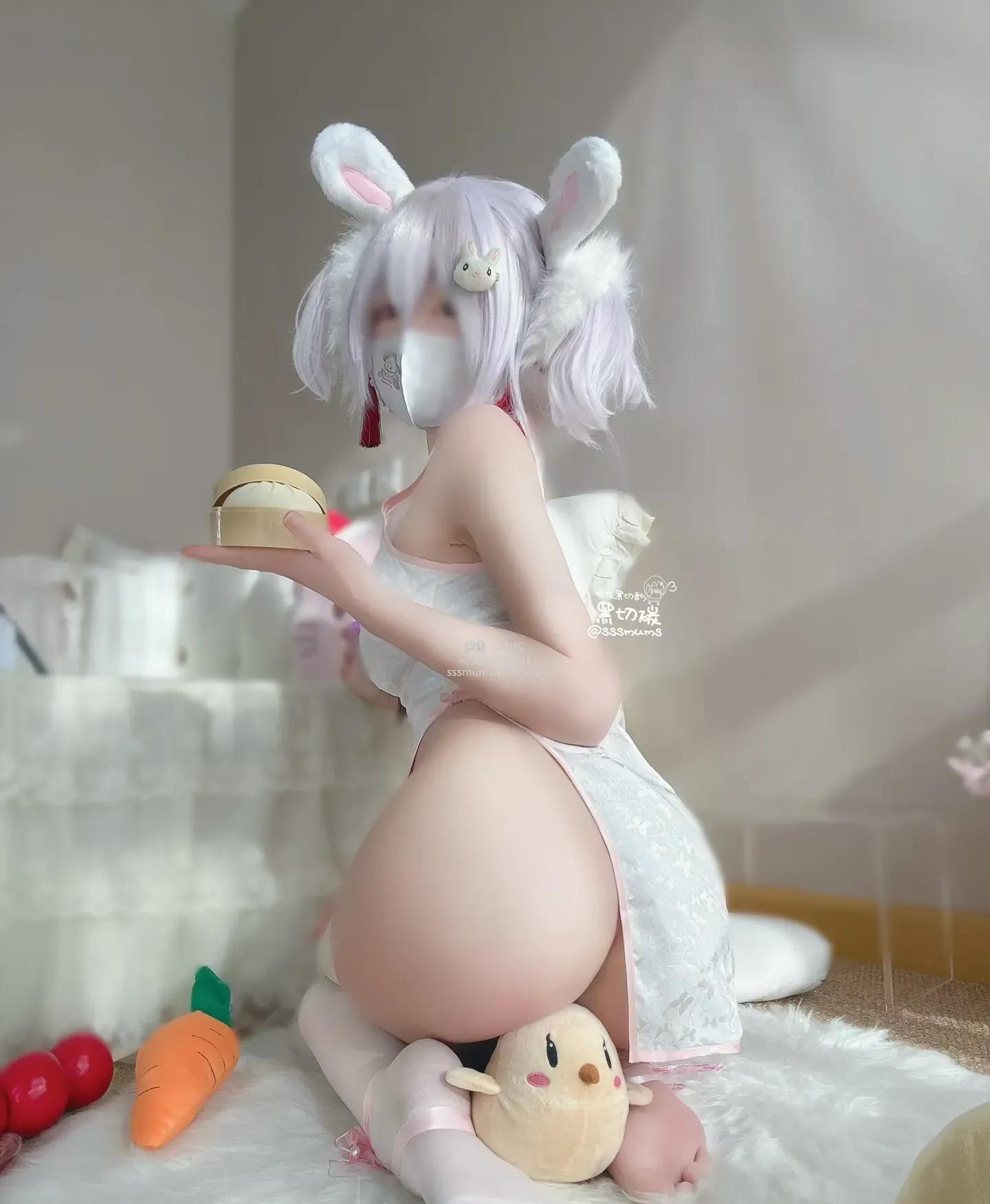 曲奇软fufu 哎我黑切呐 拉菲 兔兔旗袍