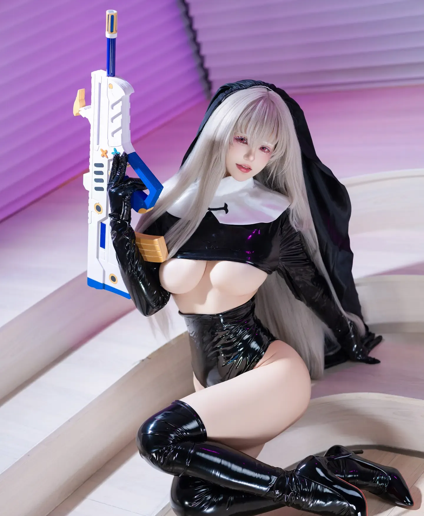 小仓千代w Patreon 碧蓝档案 歌住樱子 同人修女服